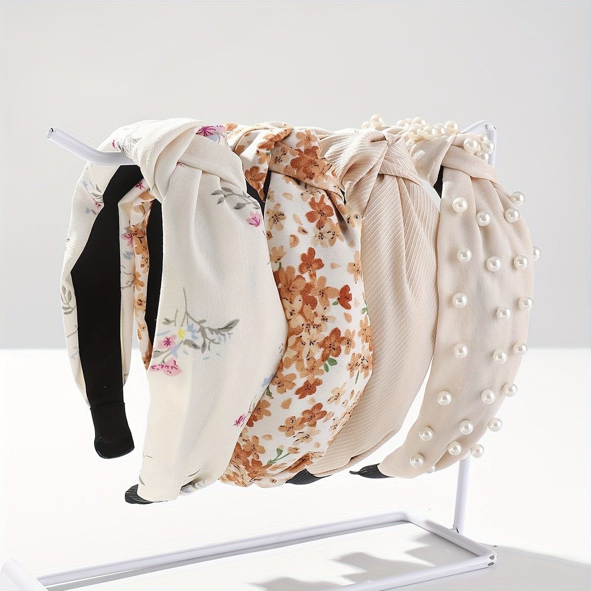 Wholesale Wide-brimmed headband hairpin pink headband cloth