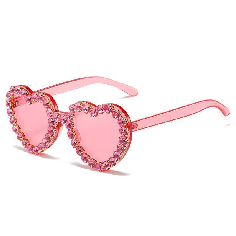Wholesale Love Diamond Set PC Sunglasses