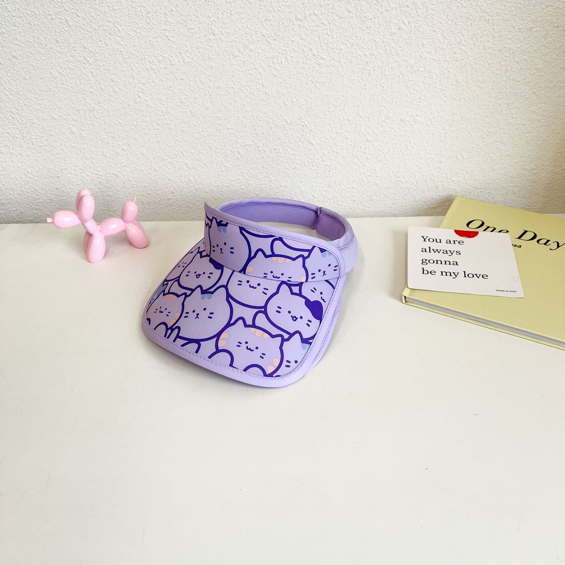 Cartoon de algodón para niños de verano al por mayor Big Brim Sunshade Top de copa vacía