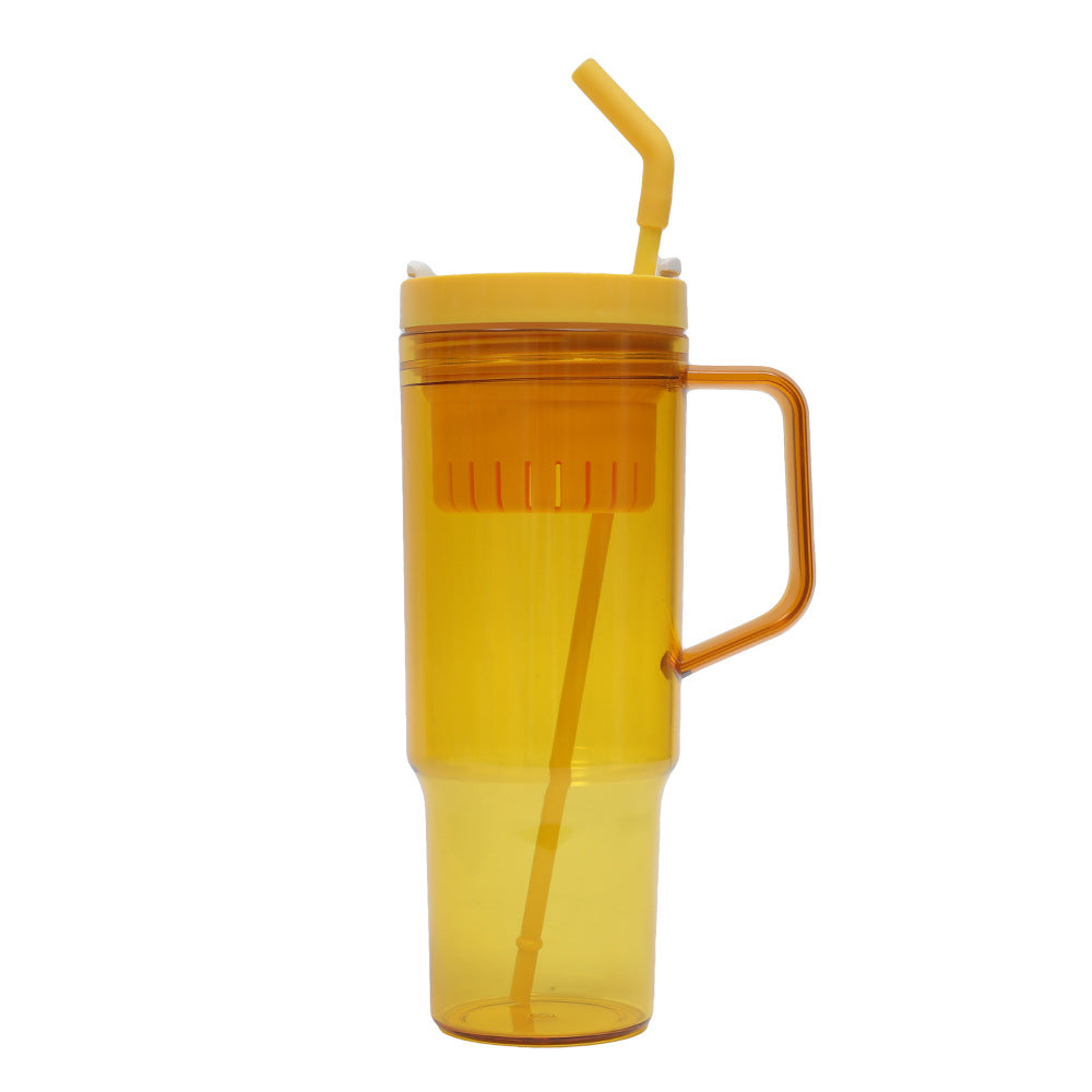 Wholesale 40oz The Handle Has A Large Capacity To Carry A Straw Plastic Cup