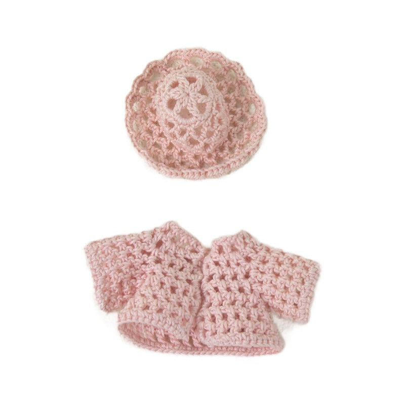 Wholesale 12 points doll Maileg mouse clothes bjd doll accessories toy doll sweater coat + hat set