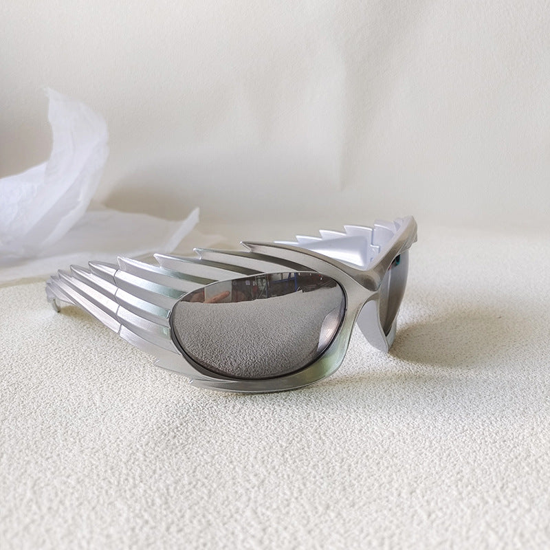 Wholesale Y2K Large Frame Cycling PC Sunglasses