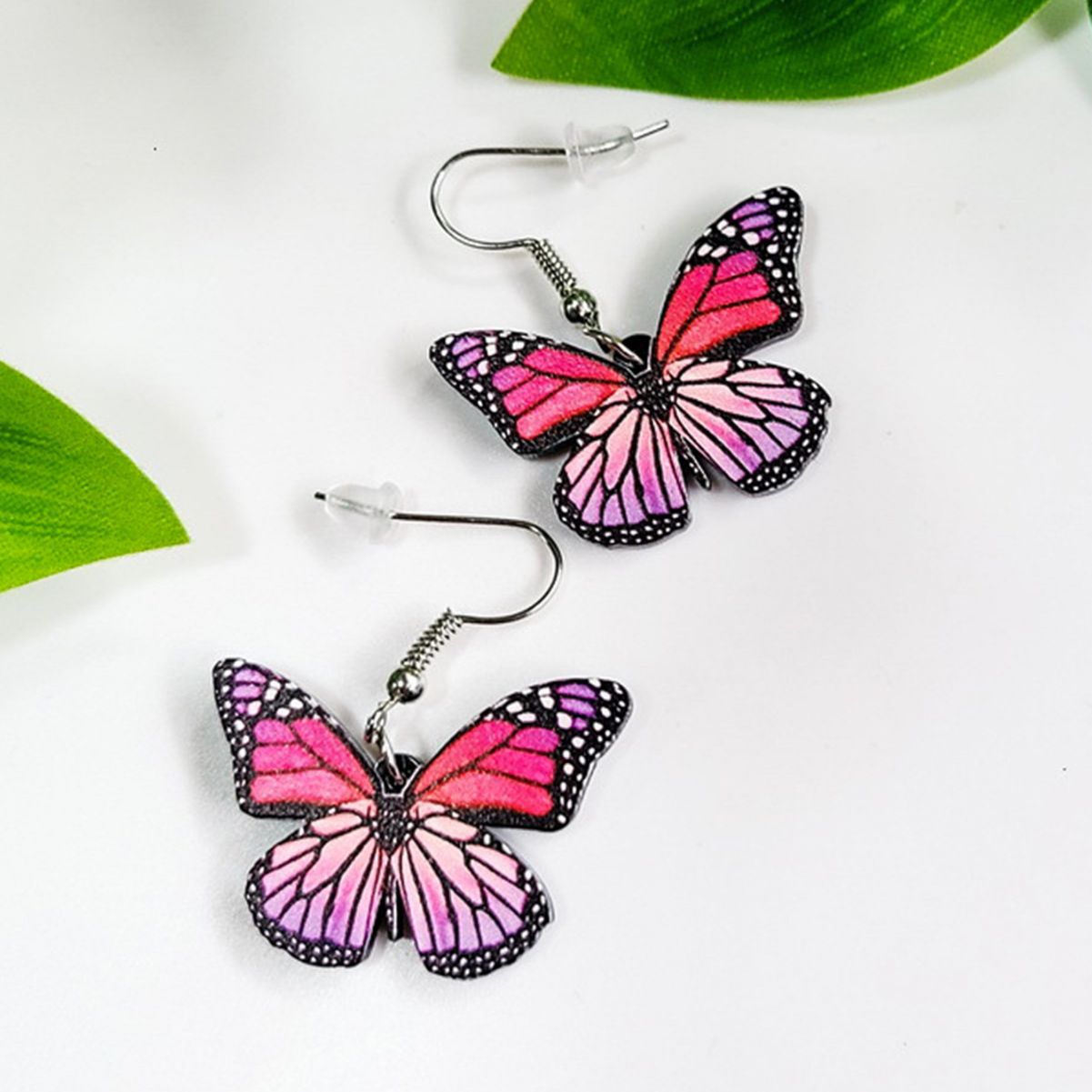 Wholesale Butterfly Wings Long Earrings