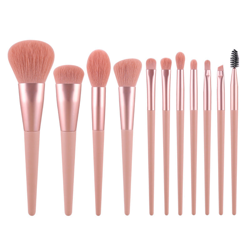 Wholesale of 10 Nylon Full Set Makeup Brushes
