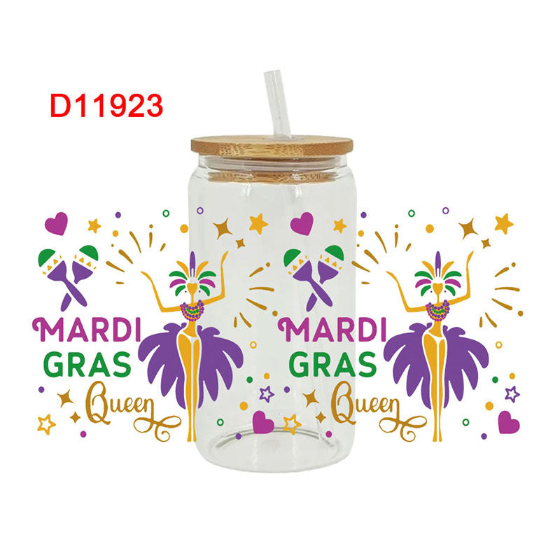 Wholesale Cartoon Cute Colorful Carnival 16oz Cup UV DTF Wraps