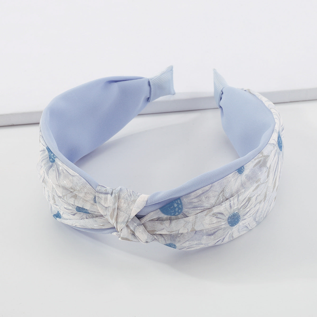 Wholesale Floral Fabric Color Block Headband