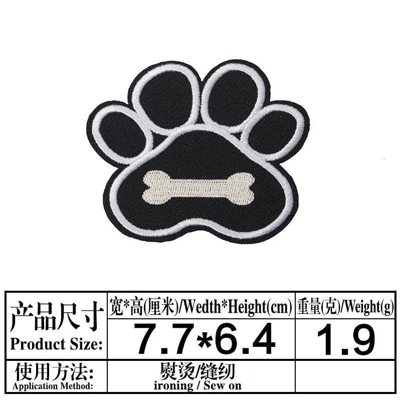 Wholesale Twill Cartoon Duck Embroidered Iron On Patches DIY Clothing Towel Applique 4 Styles Boutique Resale