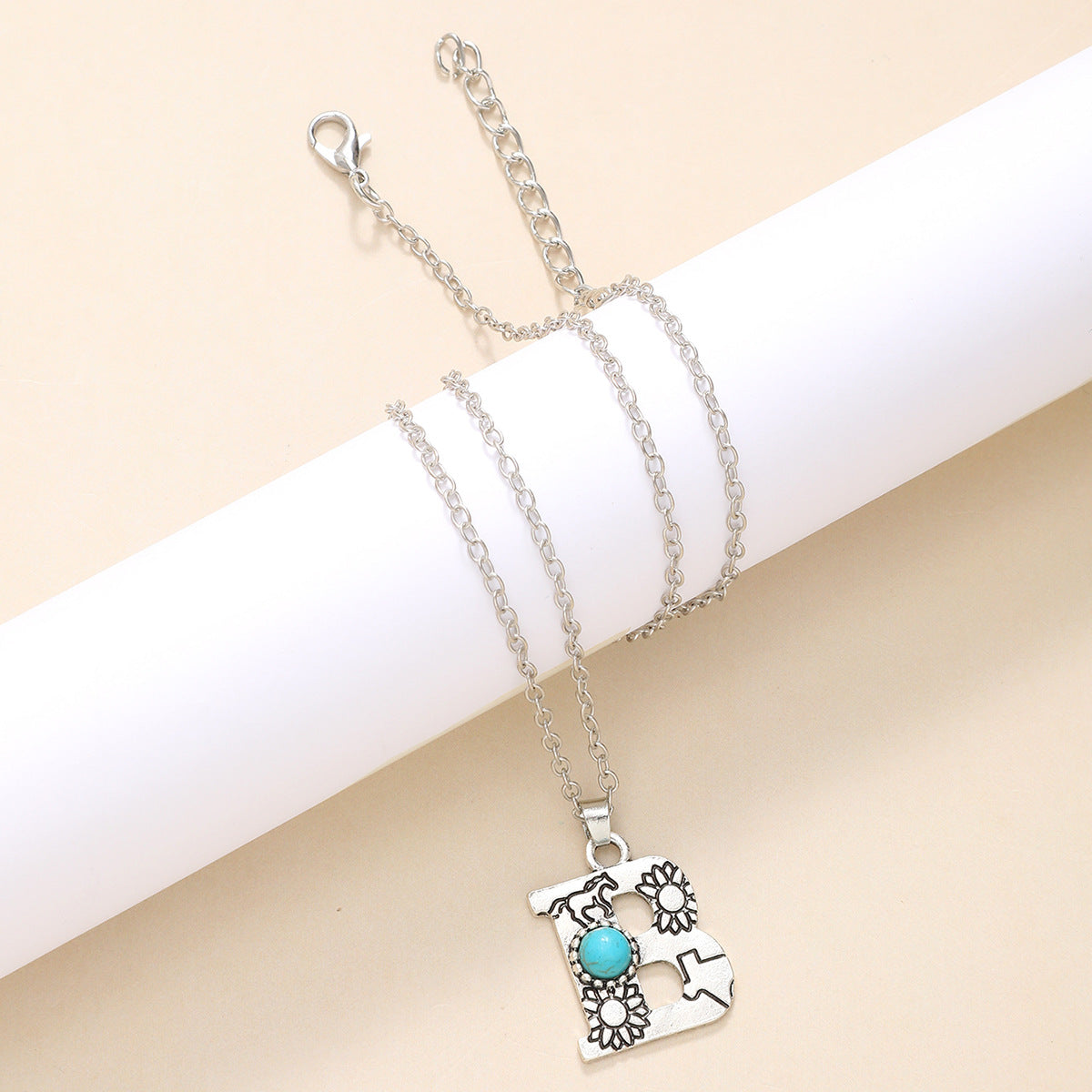 Wholesale Alloy English letter necklace western style