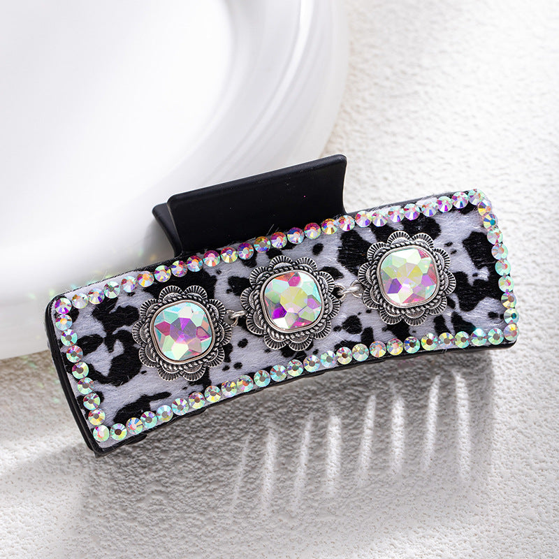 Wholesale Bohemian turquoise western style clip leather clip