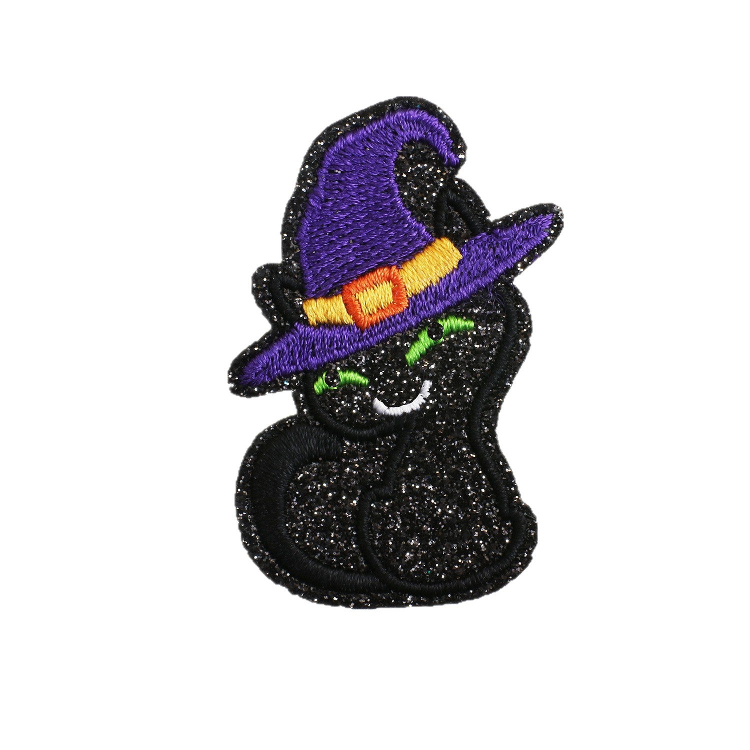 Wholesale Glitter Embroidered  Patch Ghost Skull Witch Cartoon DIY Fashion Accessory For Clothing Party Resale