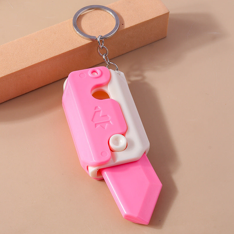 Wholesale Carrot Knife Creative Keychain