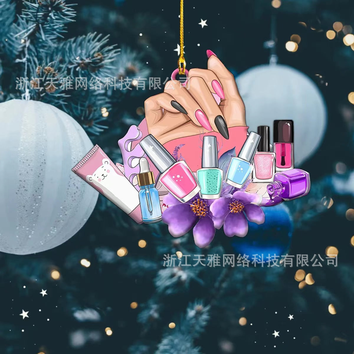 Wholesale Acrylic Women's Cosmetics Series Car