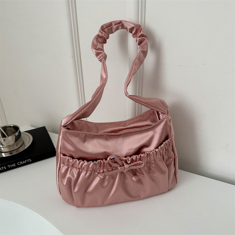 Wholesale Casual Shoulder Underarm Pleated Bag