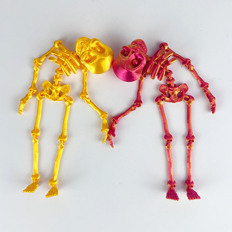 Wholesale 3D printed skeleton human joint movable refrigerator magnet