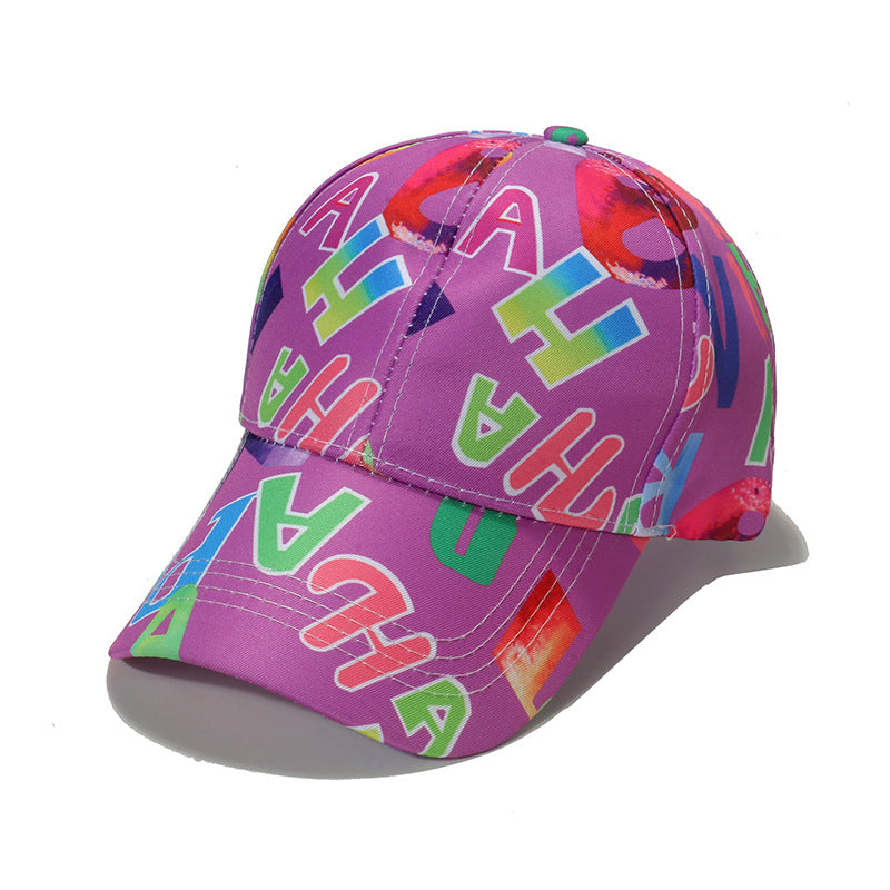 Wholesale Colorful Letter Polyester Baseball Cap