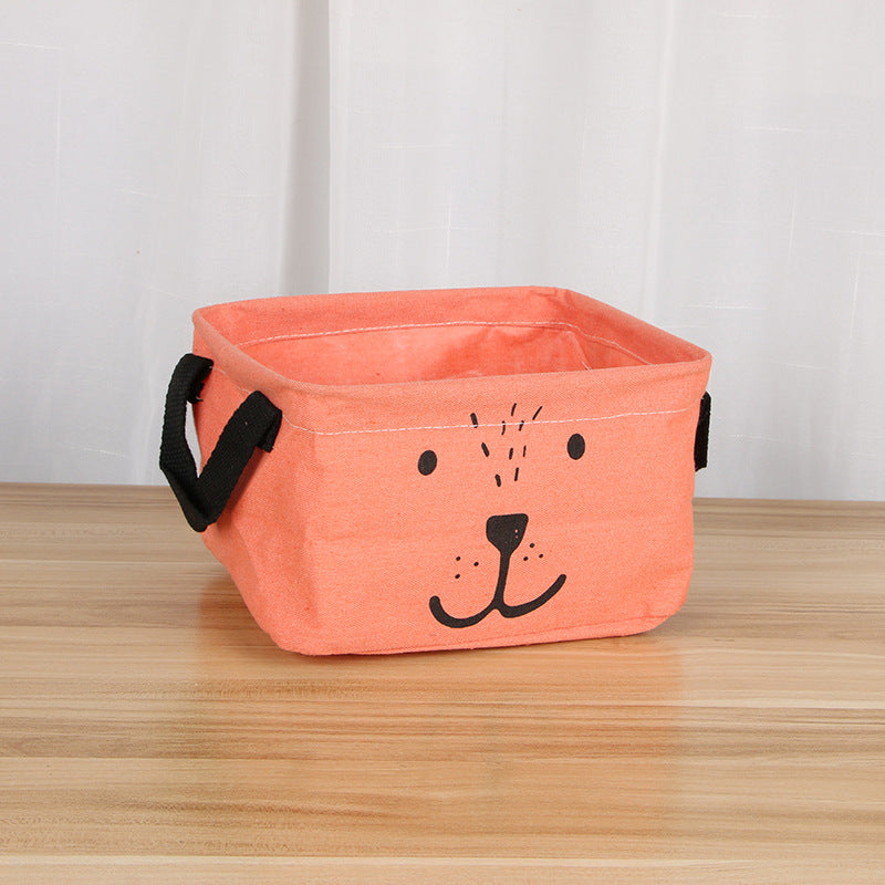 Wholesale Canvas Cartoon Large Capacity Dirty Clothes Basket