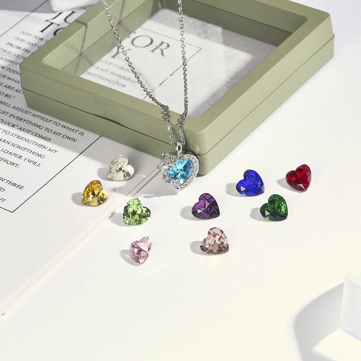 Wholesale Interchangeable zircon necklace