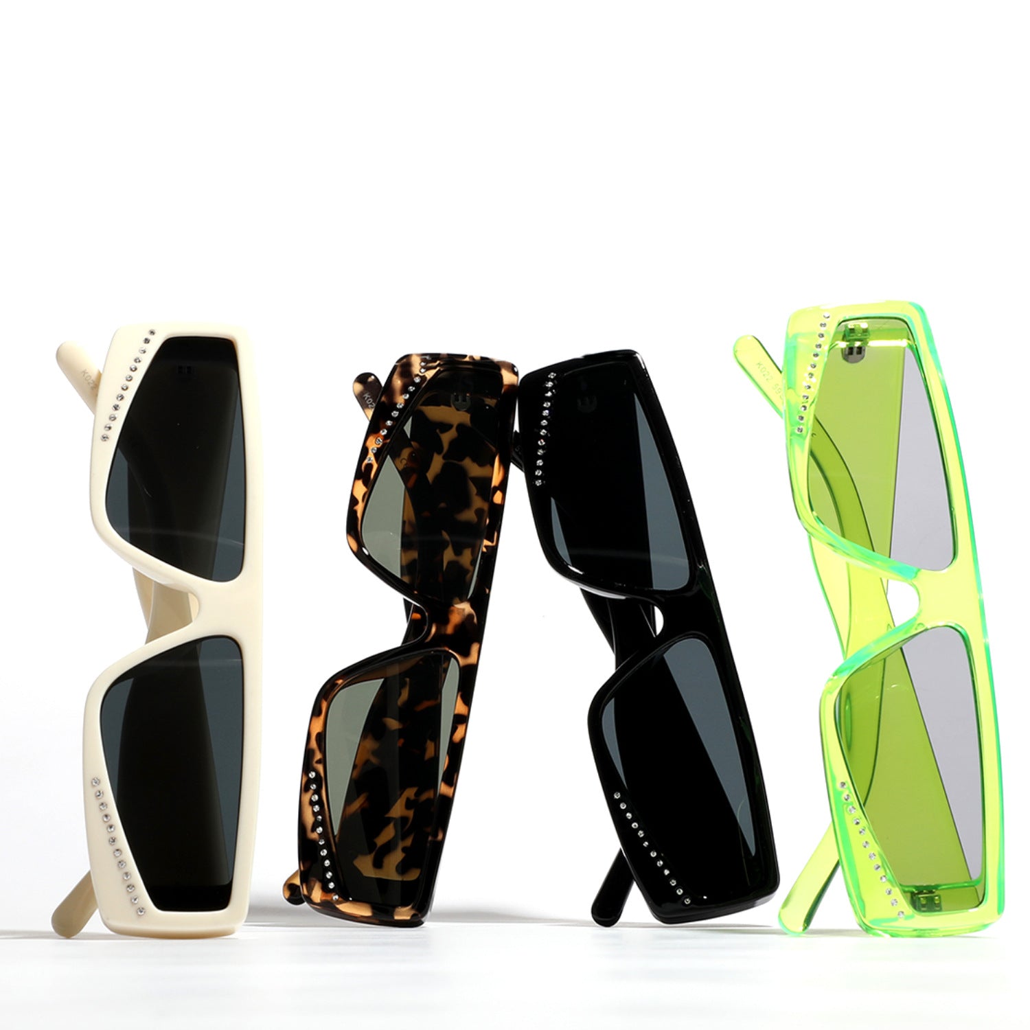 Wholesale Square Y2K Futuristic Big Frame PC Sunglasses