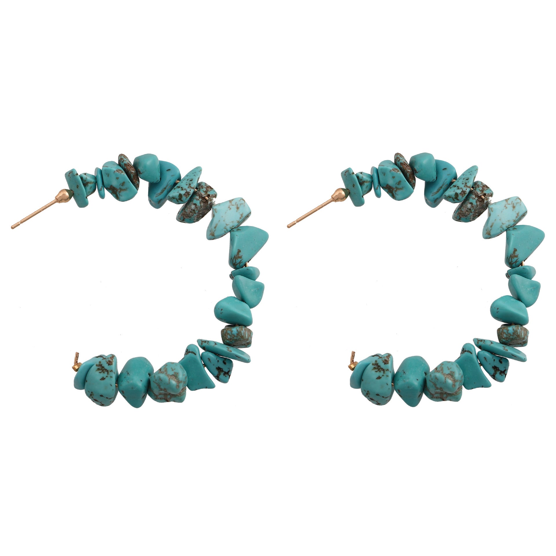 Wholesale Irregular Turquoise Earrings