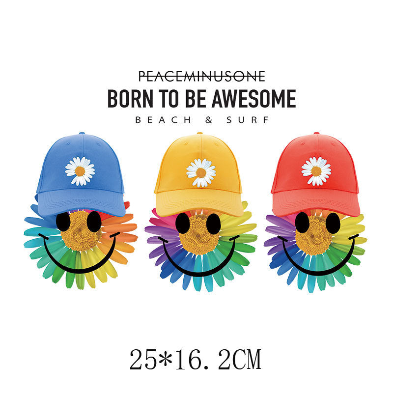 Wholesale Flower and letter heat transfer printing  UV DTF Ready to Press Transfers Wraps