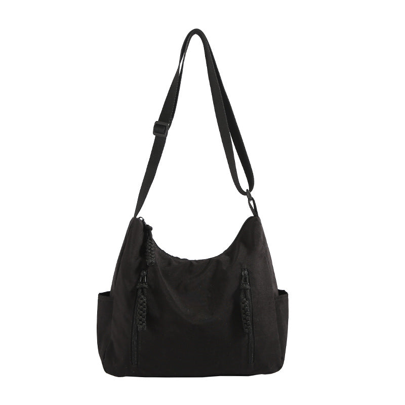 Wholesale Nylon bag Korean lazy style messenger bag large capacity commuter shoulder bag