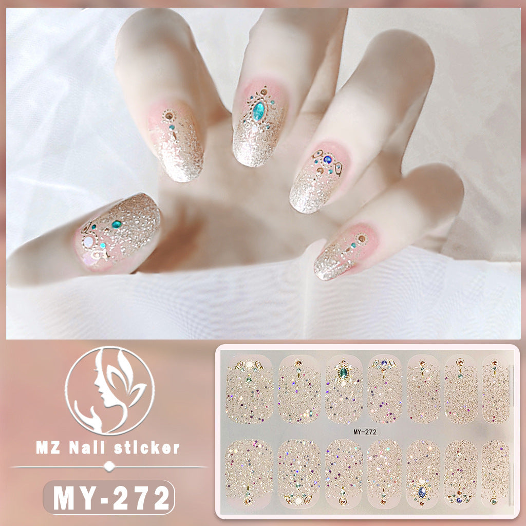 Wholesale MY Butterfly Baking Free Gel 5D Waterproof Diamond Like Nail Polish Stickers