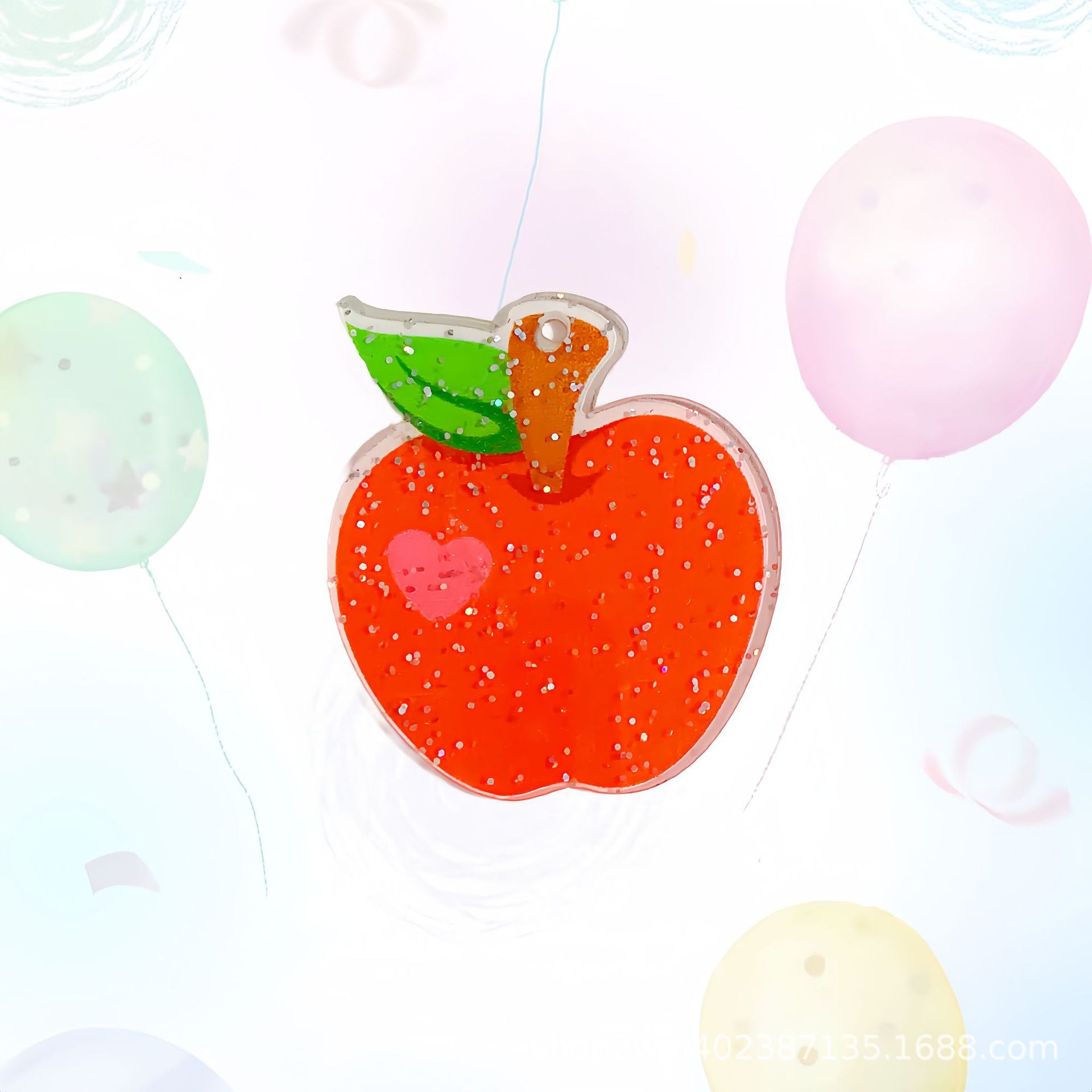 Wholesale 30pcs Acrylic Glitter Campus Style Graduation Season Accessories DIY Materials