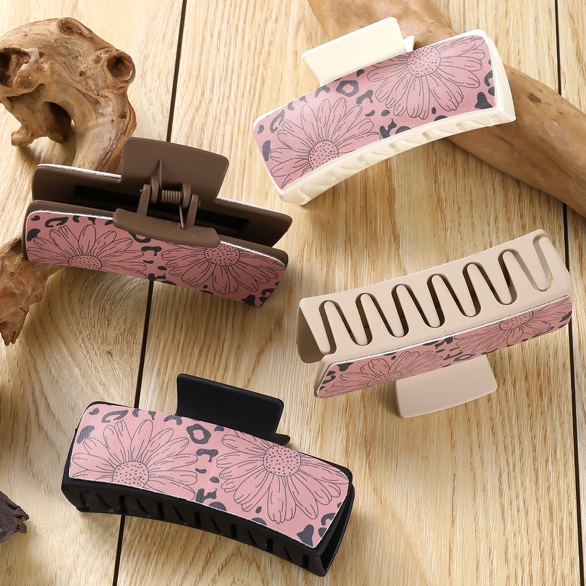 Wholesale square hairpin simple all-match  shark grip Hair Clips