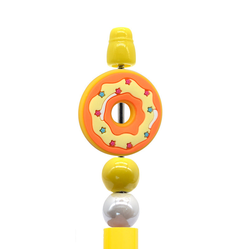 Wholesale   Random 100pcs/pack  Stationery cartoon dessert beads   Focal Beads