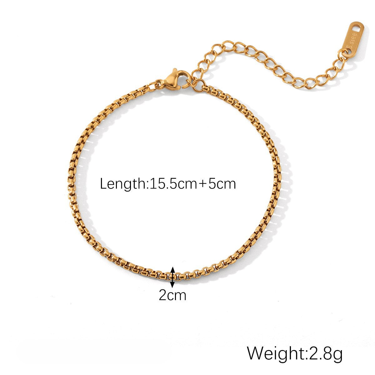 Wholesale Stainless steel geometric element men' s bracelet
