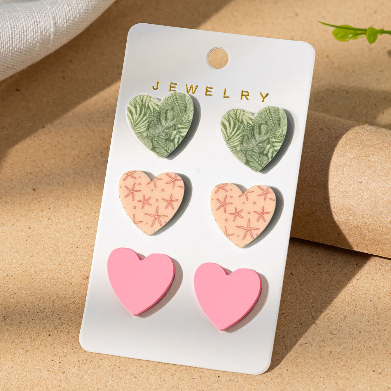 Wholesale design leopard acrylic earrings