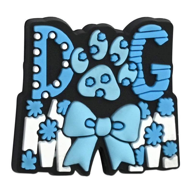 Wholesale Random 100pcs/pack  Cute pet dog beaded bracelet Focal Beads