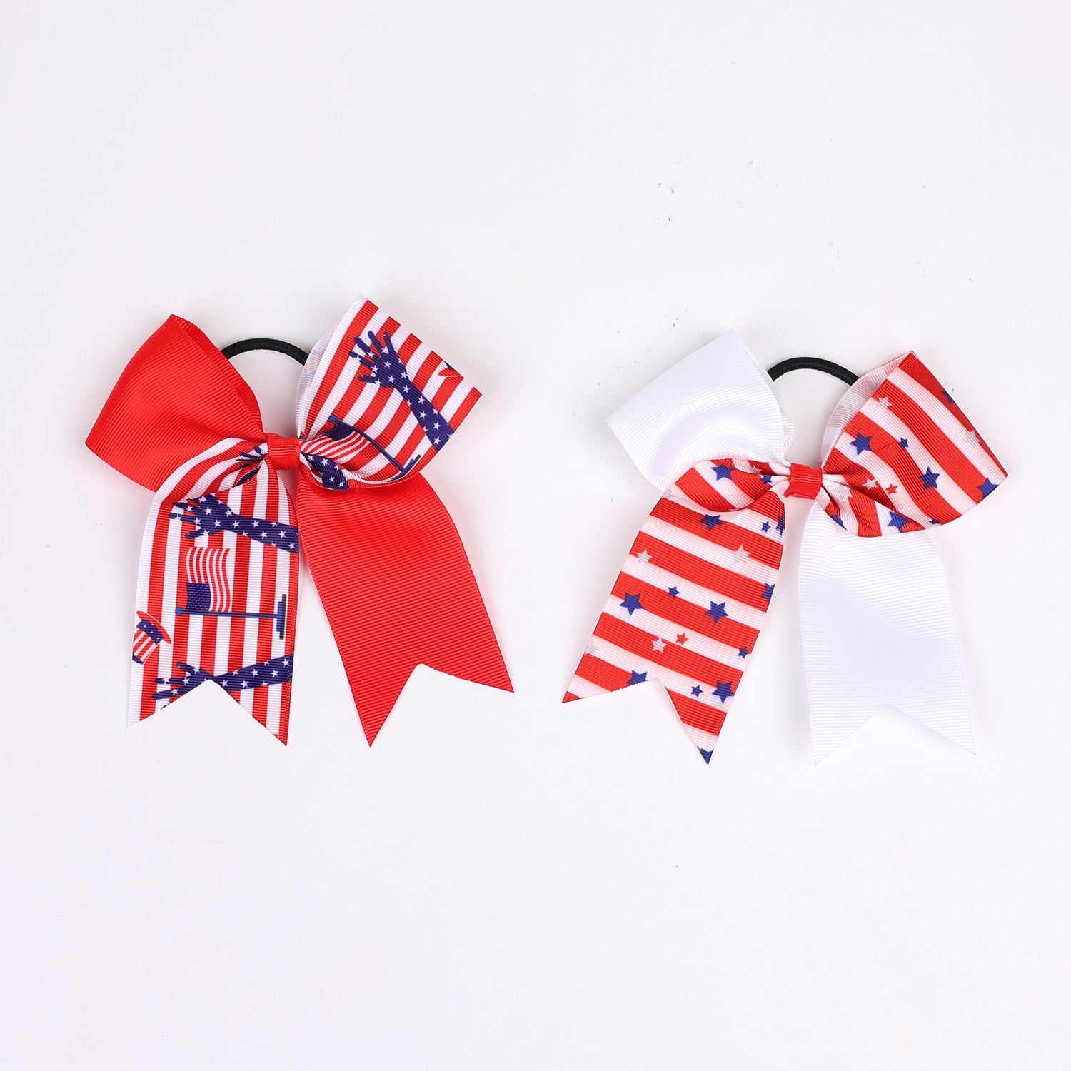 Wholesale Thread Ribbon Independence Day Kids Dovetail Elastic Bands