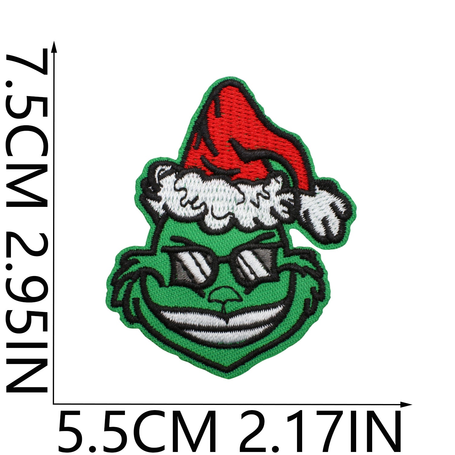 Wholesale Embroidered Christmas Patch Funny Holiday Design Polyester Thread Applique For Clothing Resale  OLY Exclusive