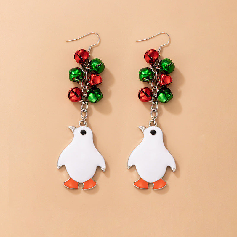 Wholesale Christmas Colorful Pearl Earrings