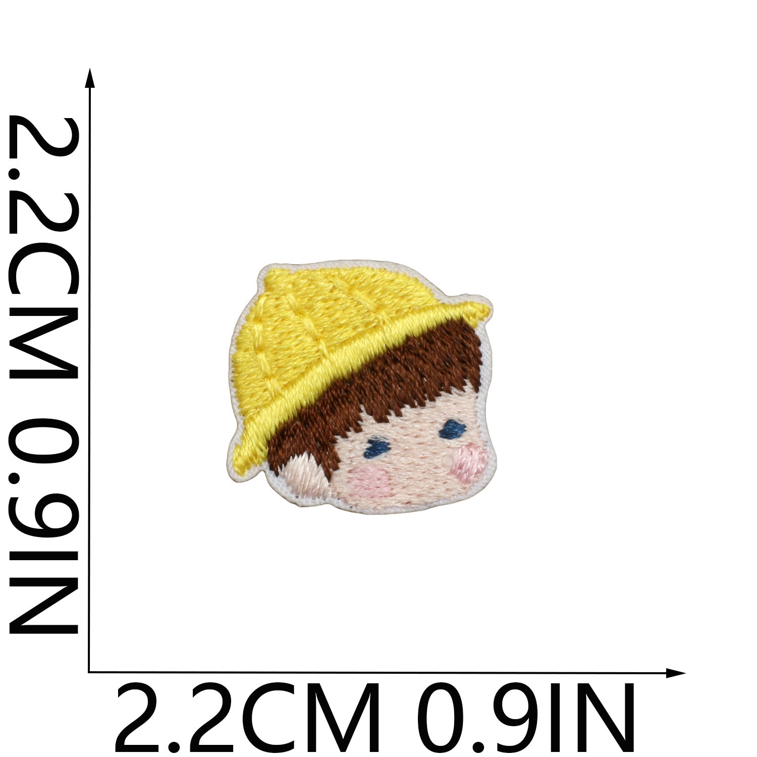 Wholesale Drink Cup Cow And Rice Ball Embroidered Iron On Patch Card Set For Clothing DIY Chic Accessory