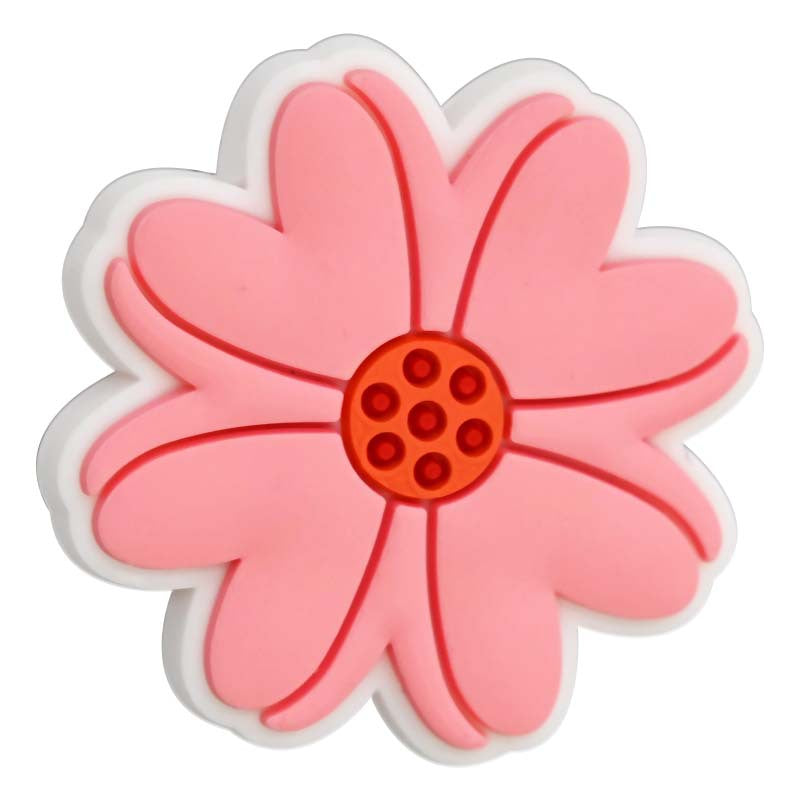 Wholesale Random 100pcs Colored Flower Shaped Focal Beads