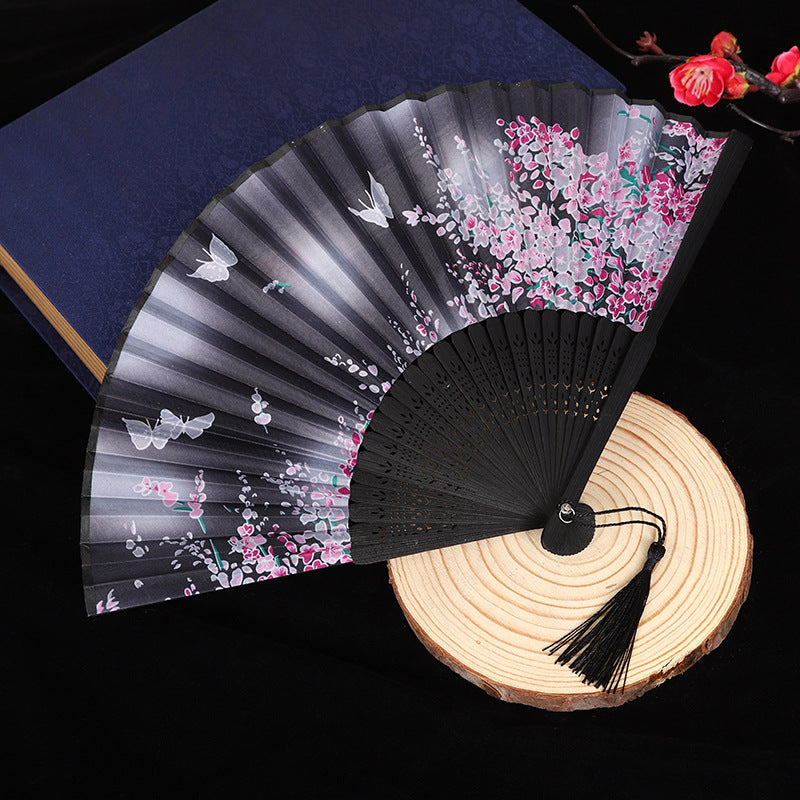 Wholesale Ancient Style Classical Cloth Folding Fan