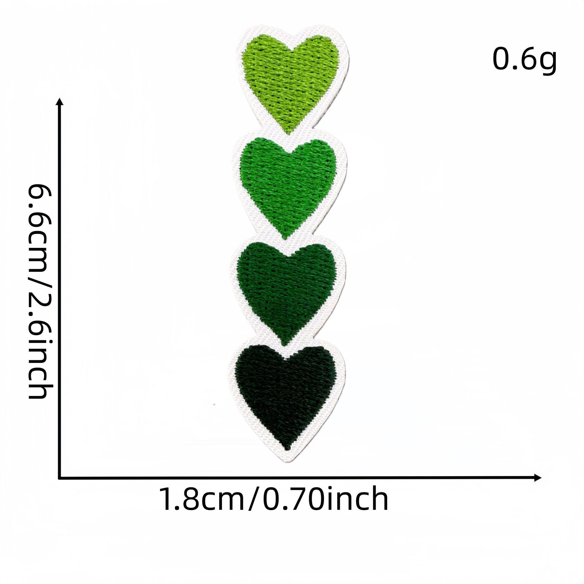 Wholesale Forest Fairy Embroidered Patches Green Macaron Design Iron On Applique Fashion Decorative Gift