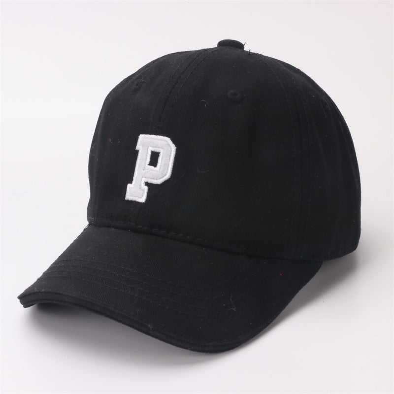 Wholesale Cotton Polyester Letter P Children's Baseball Caps