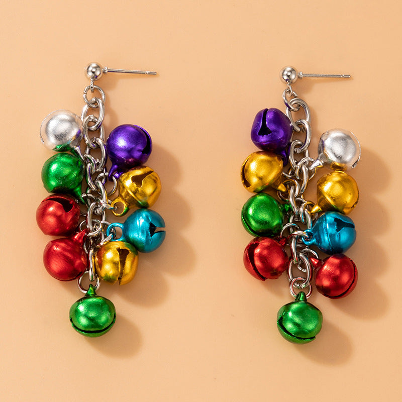 Wholesale Christmas Colorful Pearl Earrings