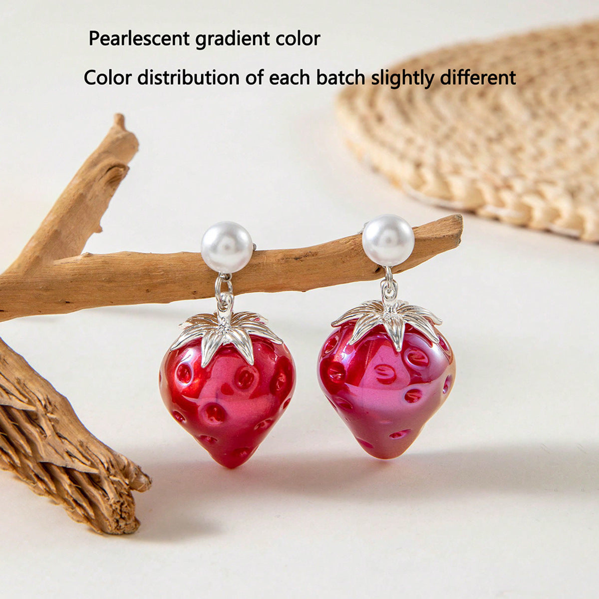 Wholesale  Strawberry Earrings Lover Strawberry Earrings Women