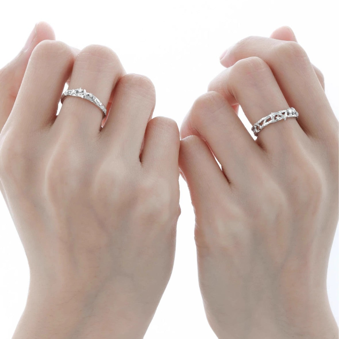 Wholesale Texture like Sparkling Zircon Open Ring