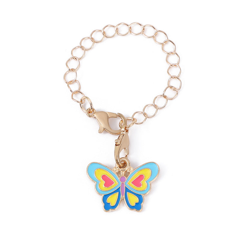 Wholesale Cute Butterfly Chain with Lobster Clasp Pendant Cup Accessories