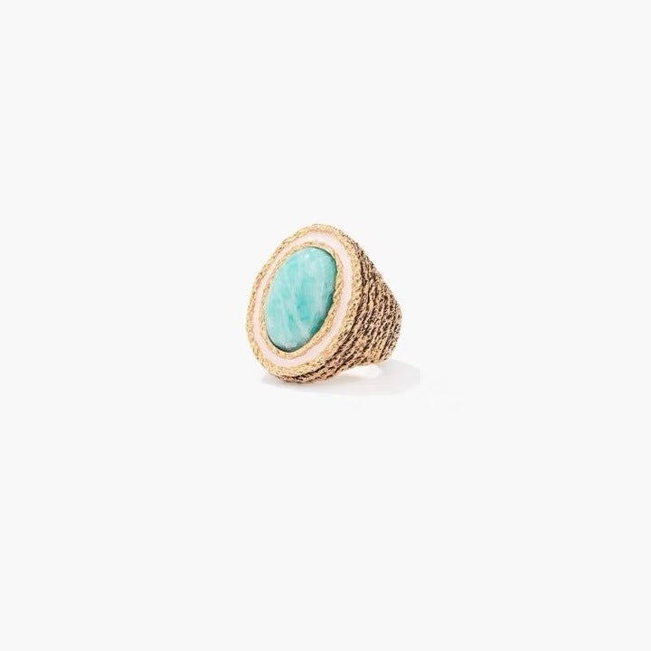 Wholesale Turquoise Antique Gold plating Ring