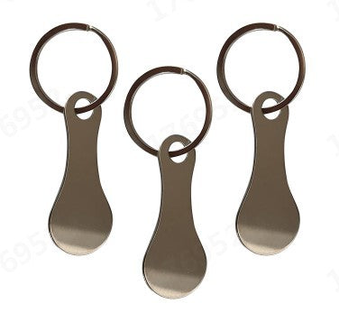 Tokens de carrito de compras de metal al por mayor