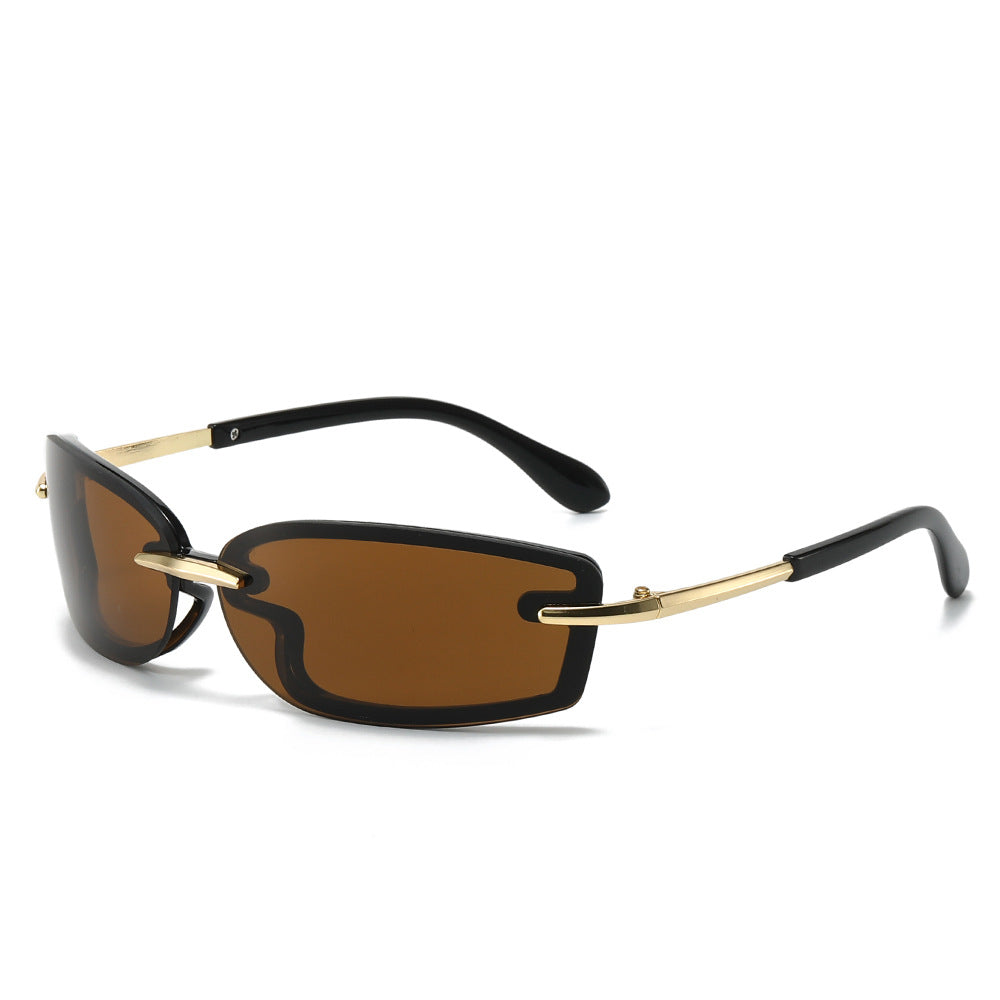 Wholesale Square Candy Color Y2K Future Style Sunglasses