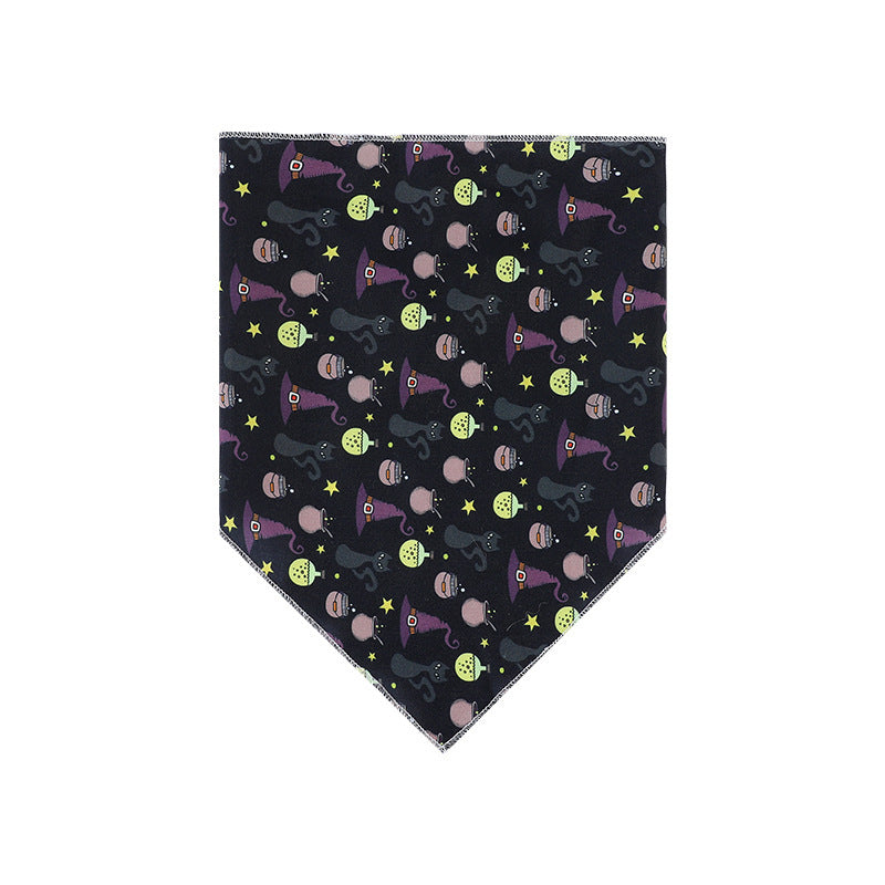 Wholesale 2PCS Halloween Cat Pet Polyester Bibs