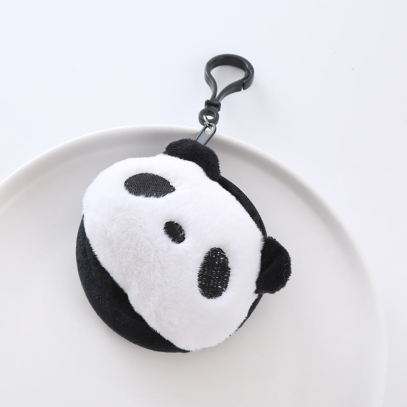 Wholesale Plush Panda Cartoon Coin Purse Keychain