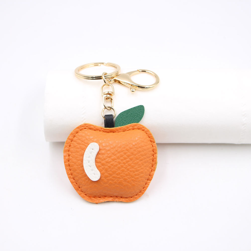 Wholesale Stylish PU Leather Keychain Electroplated Finish Car Key Accessory Bag Charm For Modern Party Favors And Resale